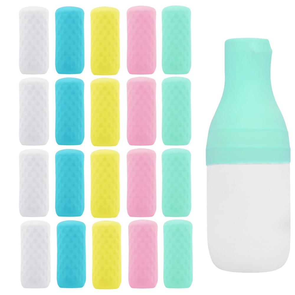 20 Pack Elastic Sleeves for Leak Proofing, Travel Accessories Luggage, Cruises